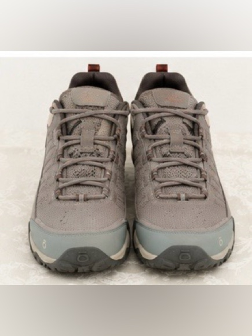 Oboz Ousel B Dry Waterproof Hiking Shoes Gray Blue Womens 10M- EUC - Picture 2 of 10